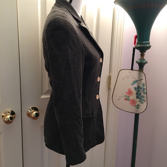 Jersey schoolboy skinny pencil jean jacket blazer - Picture 2 of 7